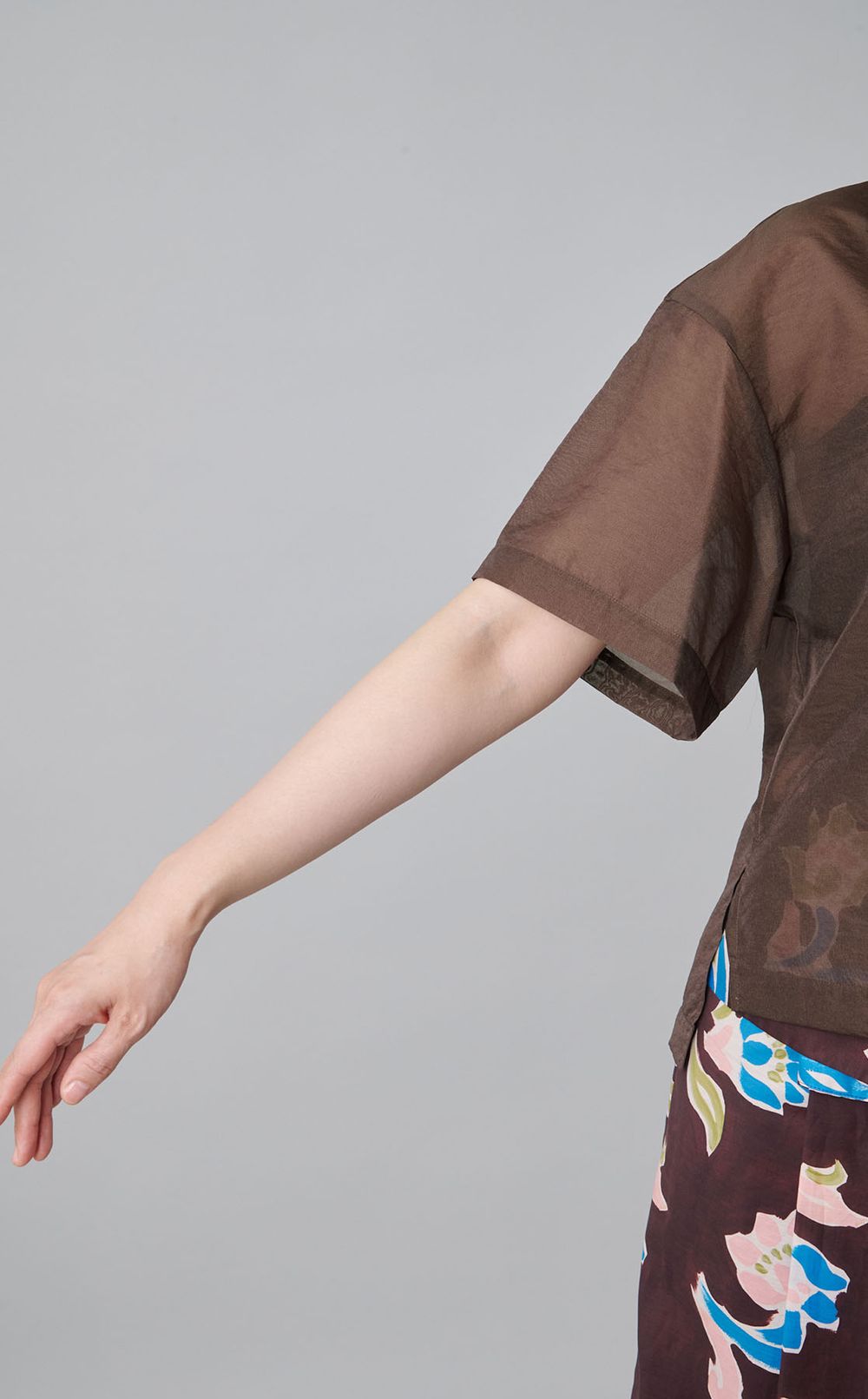 シアーオーガンジーシャツ