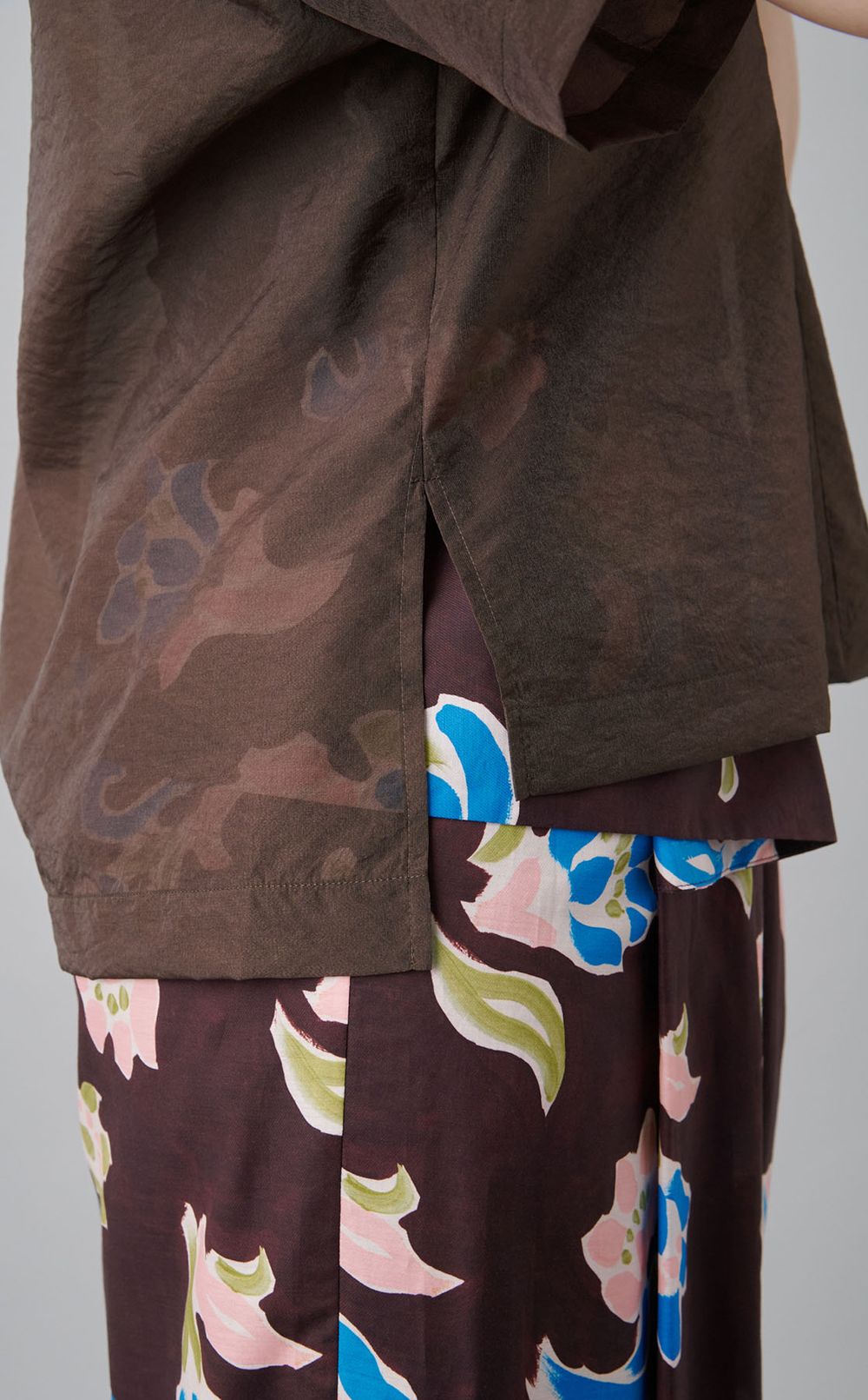 シアーオーガンジーシャツ