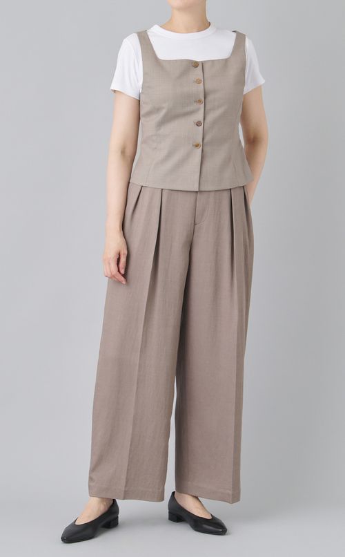 スクープネック2wayベスト