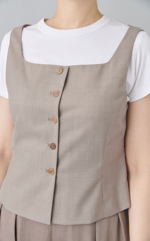 スクープネック2wayベスト