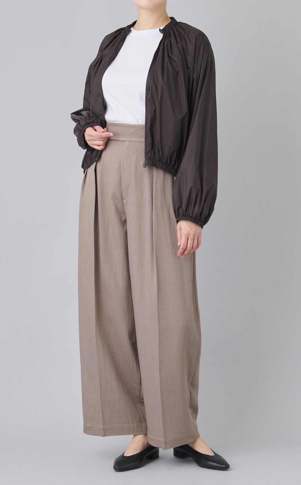 ネックシャーリングブルゾン