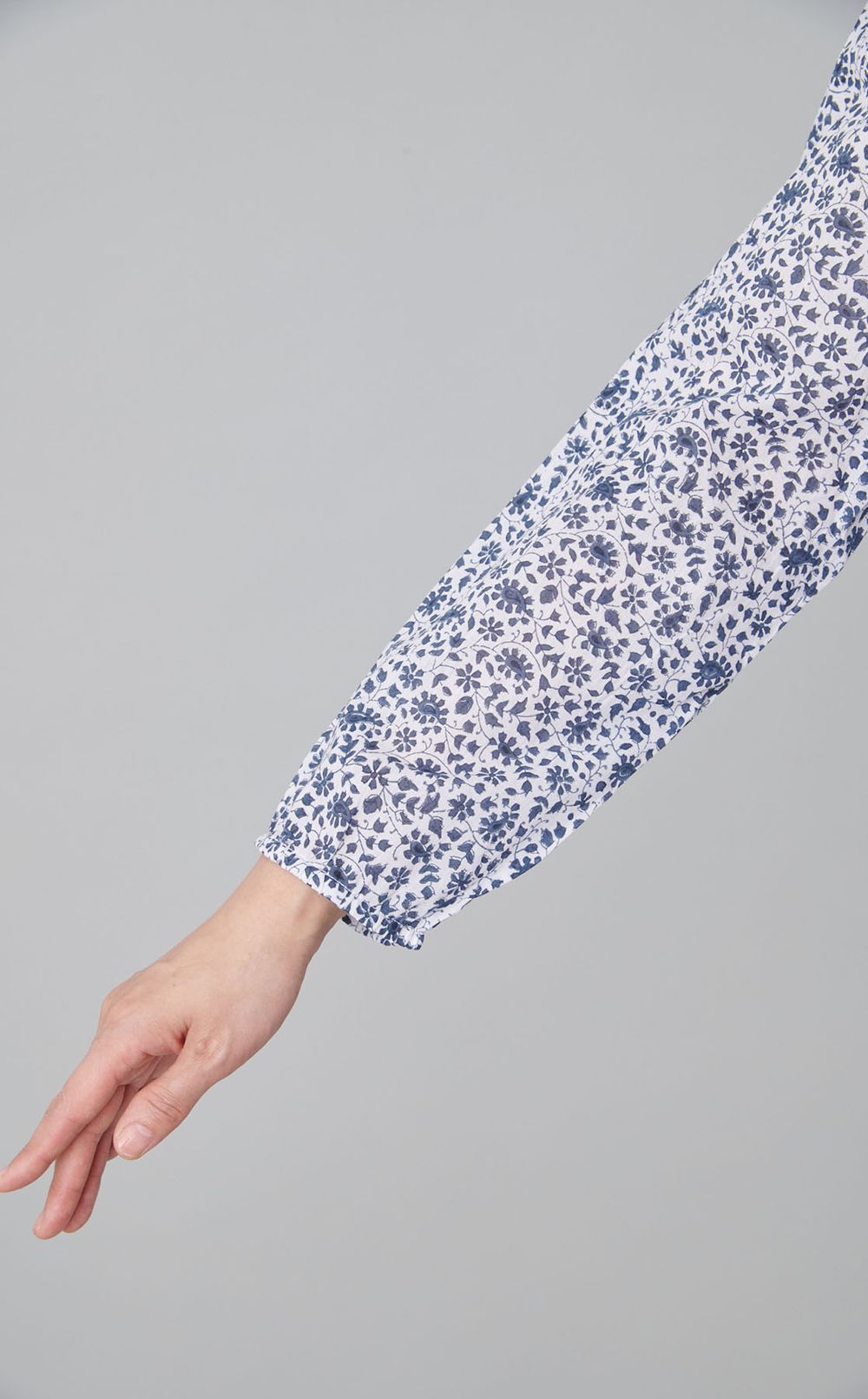 Jaipurギンガムフラワーワンピース