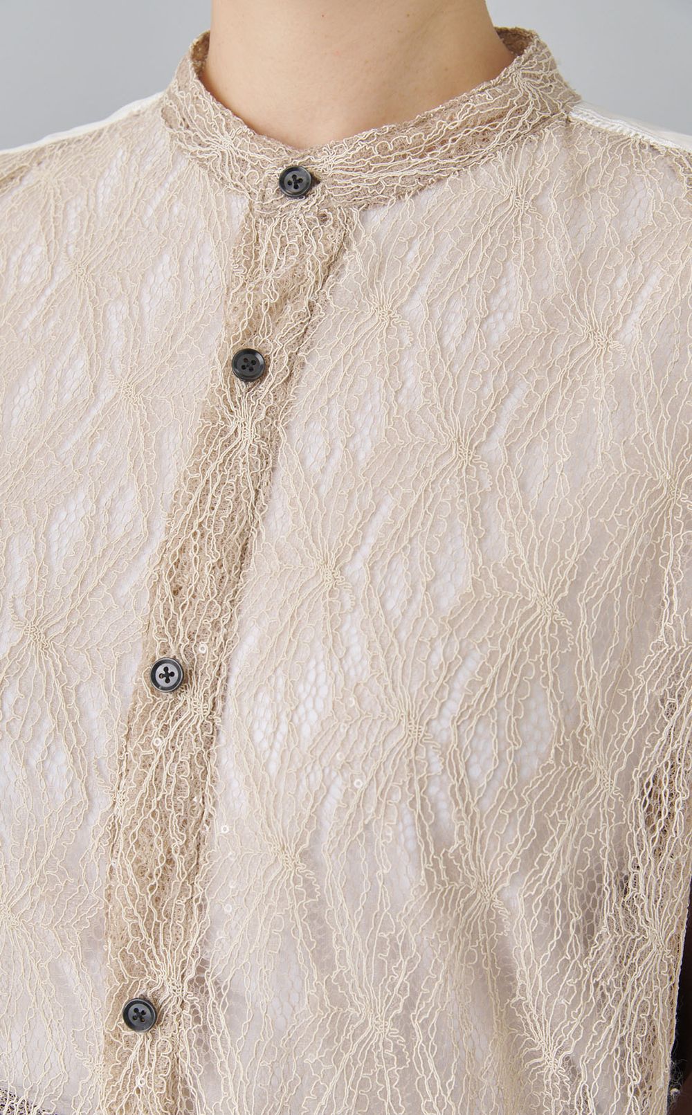 【reADdress】リメイクスタンドカラーシャツ