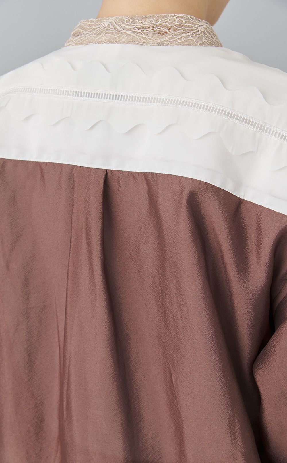 【reADdress】リメイクスタンドカラーシャツ