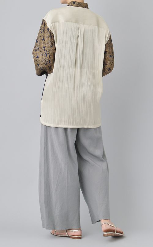 【reADdress】リメイクスタンドカラーシャツ