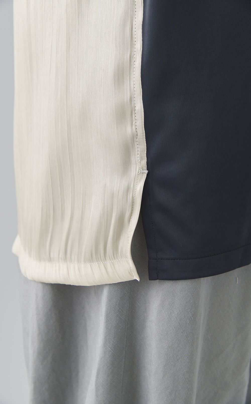 【reADdress】リメイクスタンドカラーシャツ