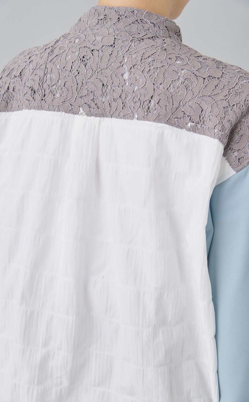 【reADdress】リメイクスタンドカラーシャツ