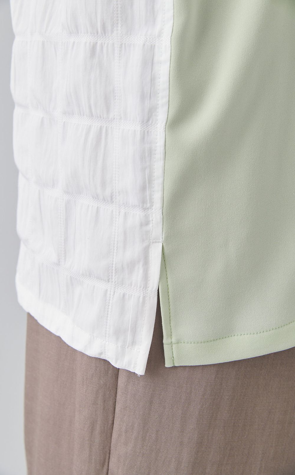 【reADdress】リメイクスタンドカラーシャツ