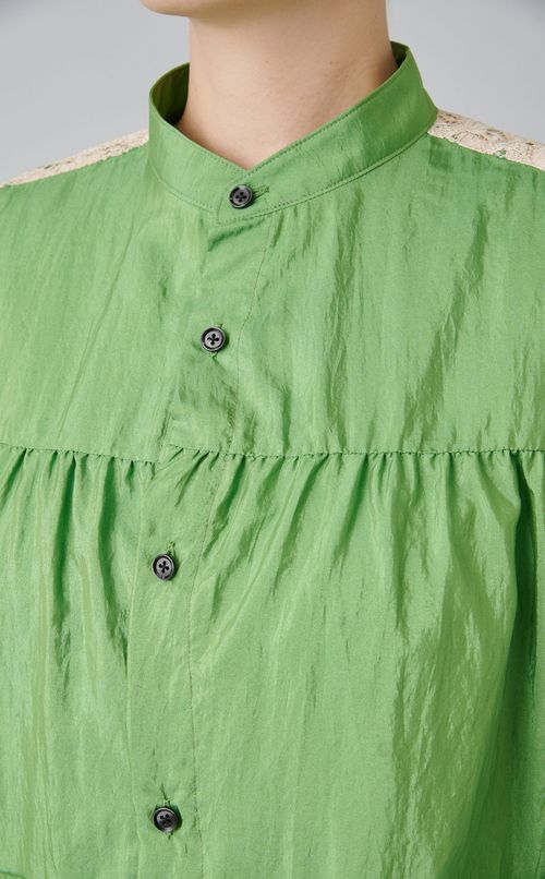 【reADdress】リメイクスタンドカラーシャツ