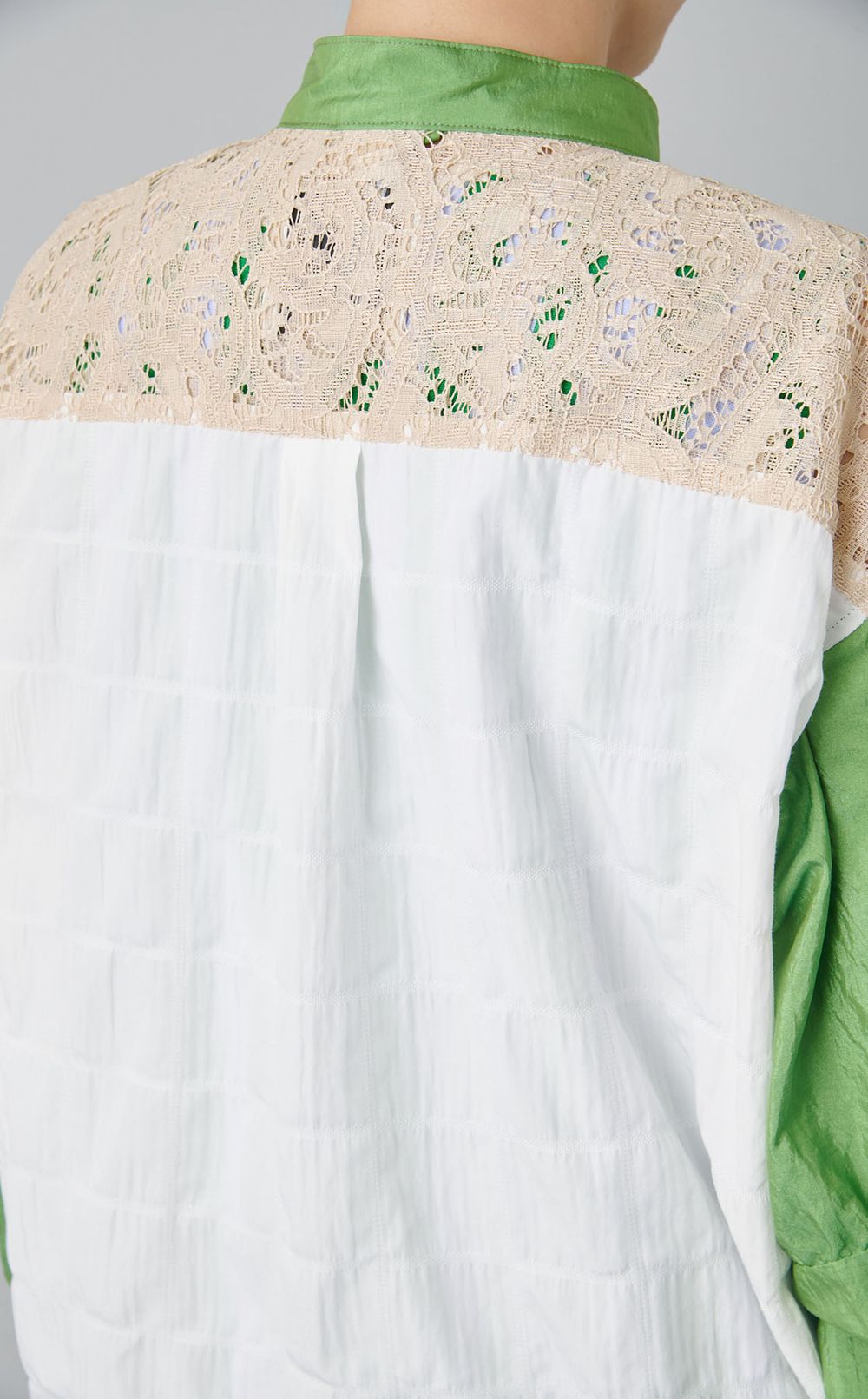 【reADdress】リメイクスタンドカラーシャツ