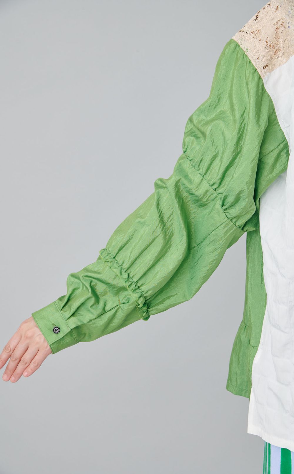 【reADdress】リメイクスタンドカラーシャツ