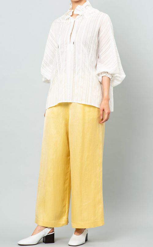 ストライププルオーバーブラウス