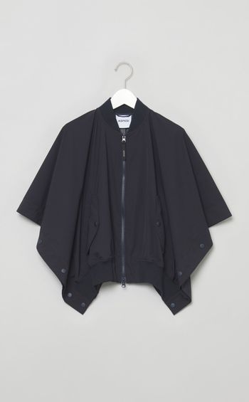 ナイロンMA-1ケープブルゾン