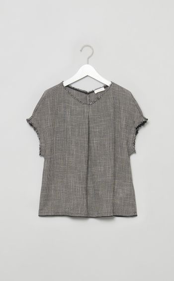 タックスリーブブラウス