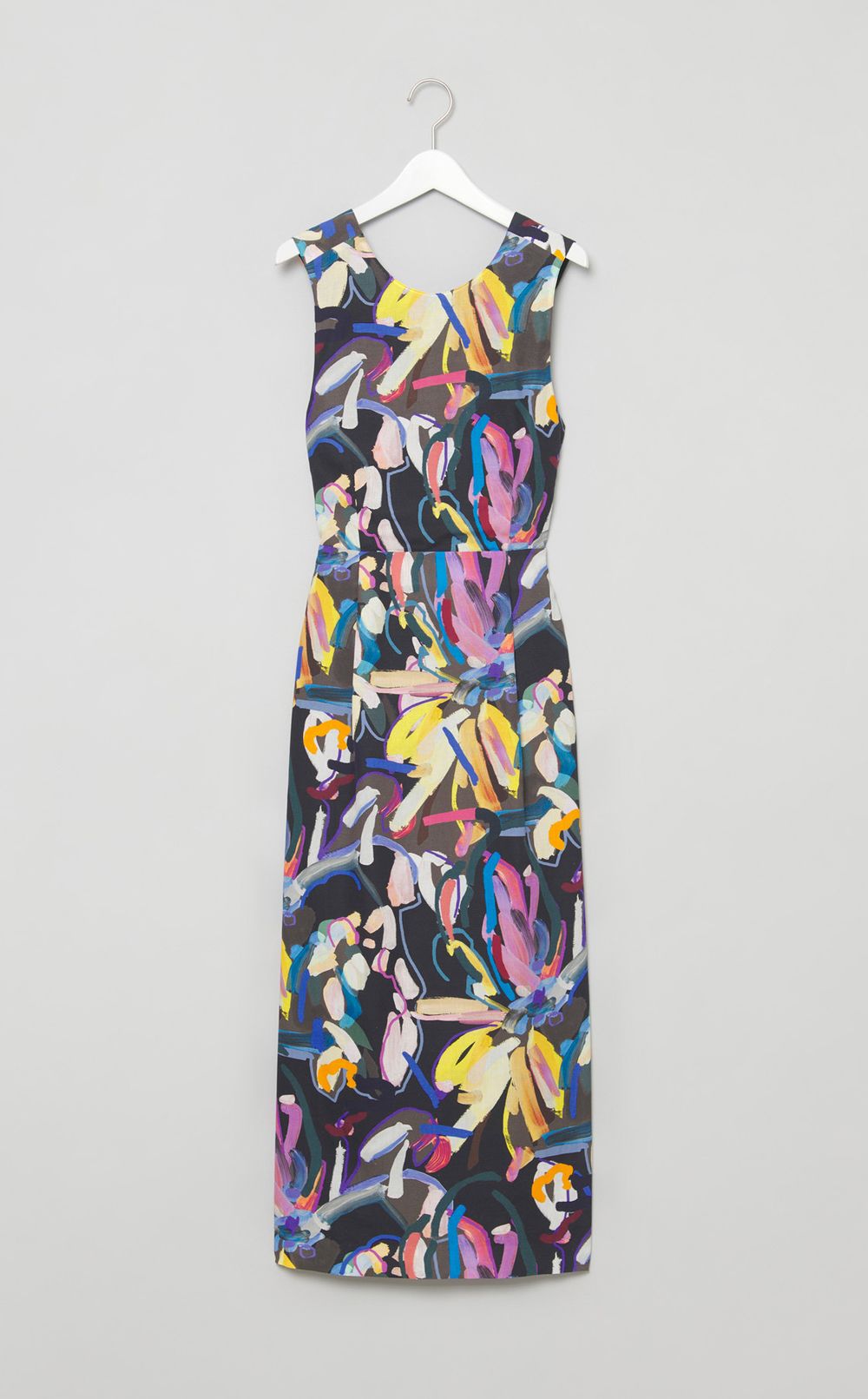 フラワーバッククロスワンピース