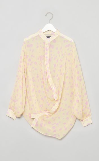 ウィンドブロードットボールブラウス