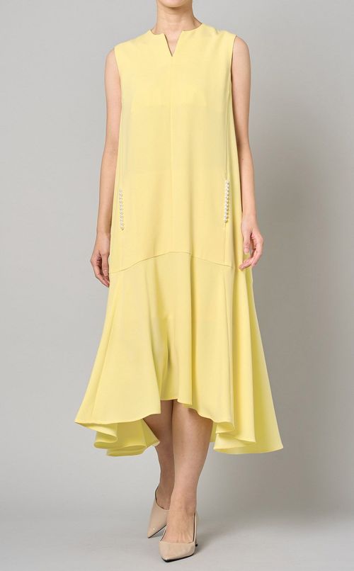 パール付フリルワンピース