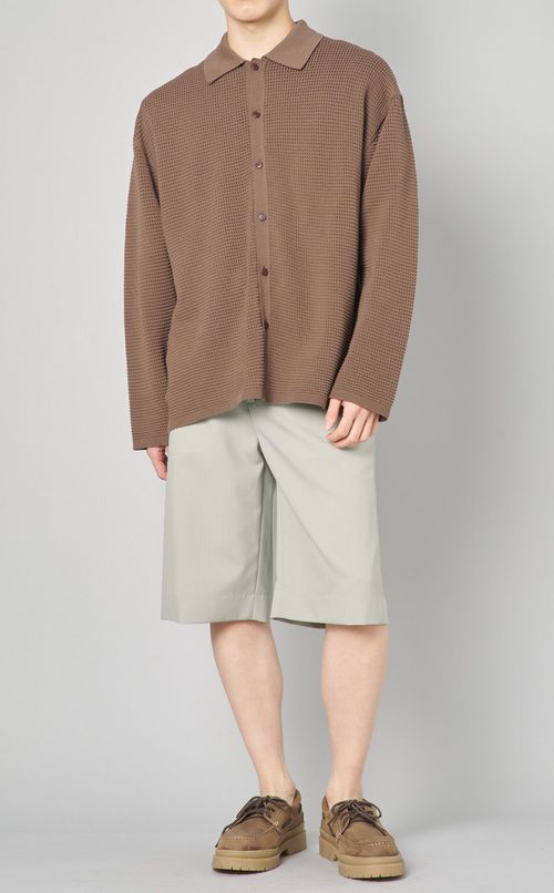 ウールベルテッドショーツ