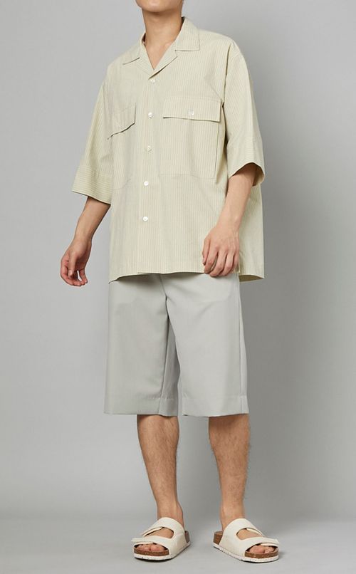 ウールベルテッドショーツ