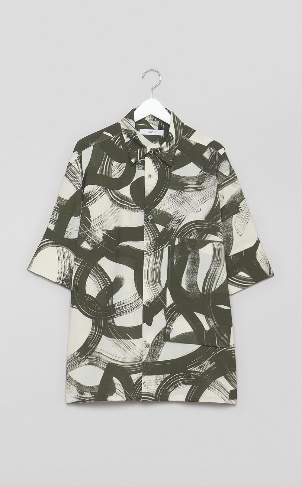 プリントビッグカフスシャツ