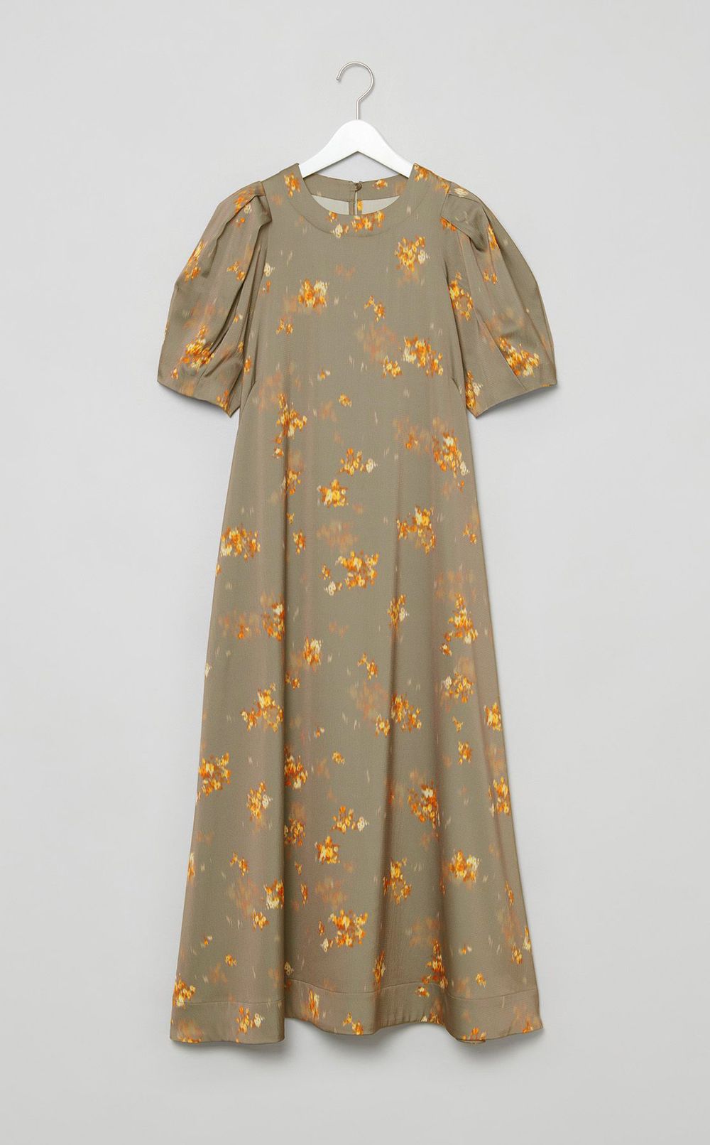 フラワープリントAラインワンピース