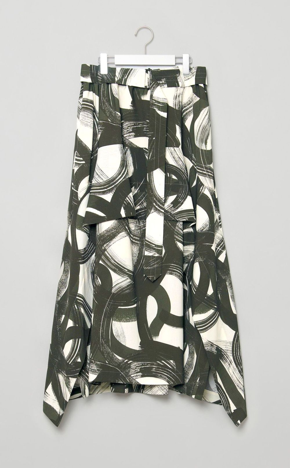 トリミングギャザースカート