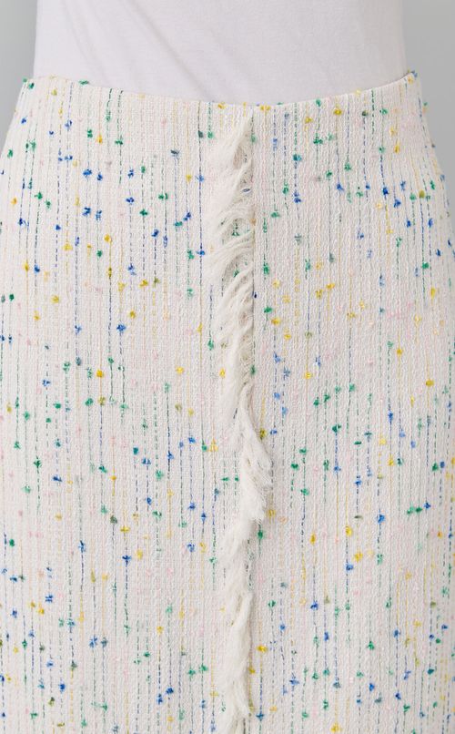 ミックスヤーンIラインスカート