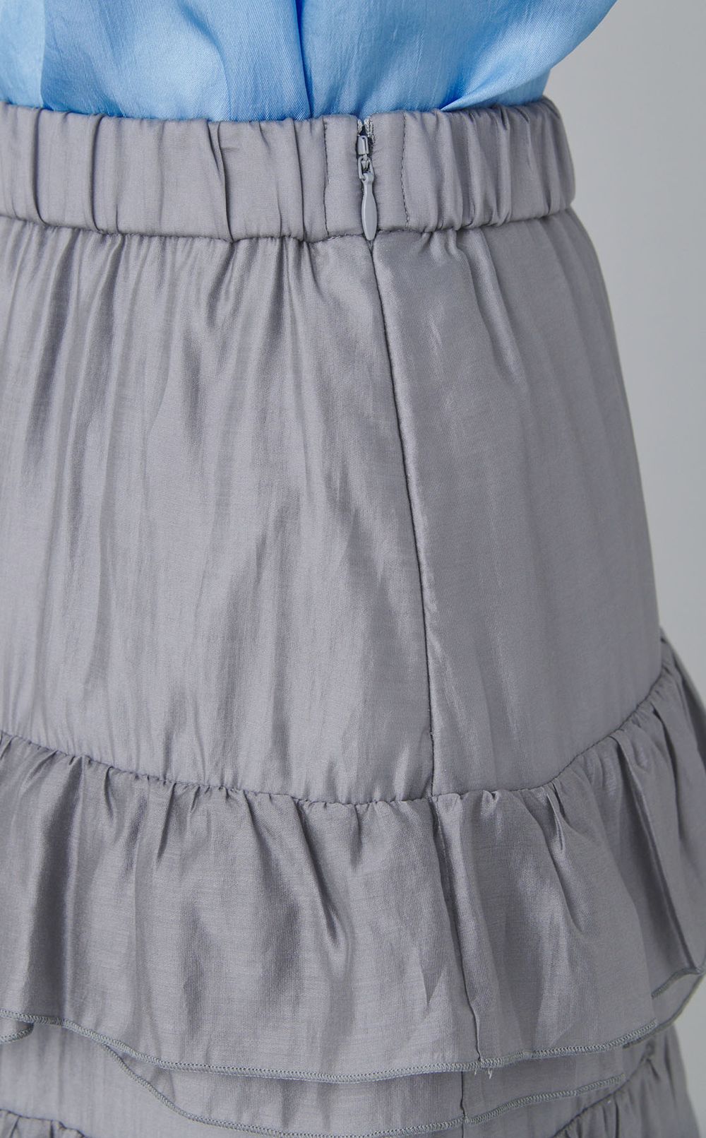 シアーフリルティアードスカート