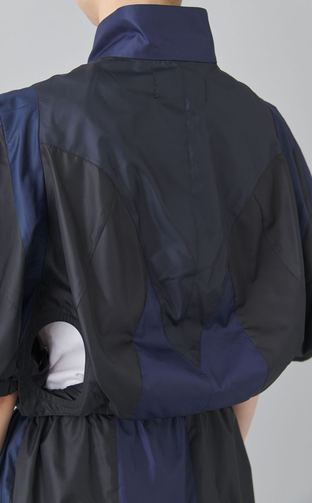 パネルウィンドブレーカーワンピース