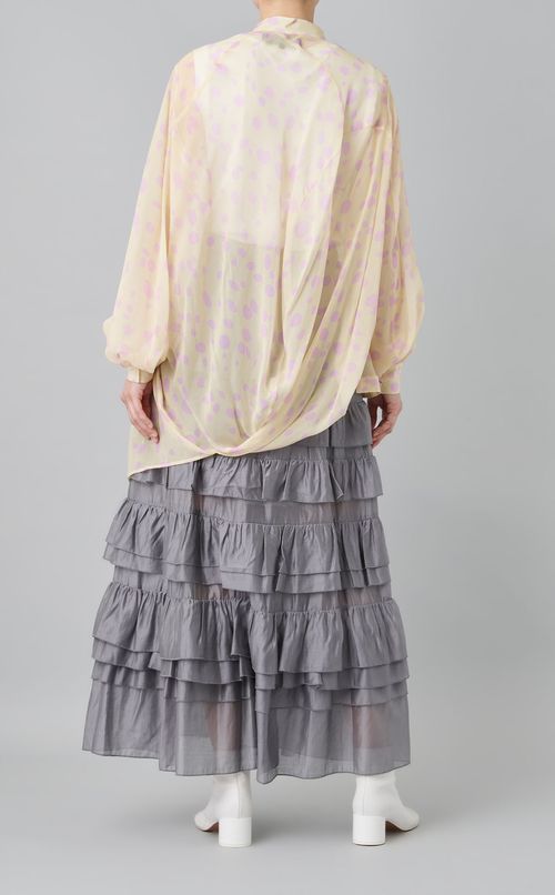 ウィンドブロードットボールブラウス