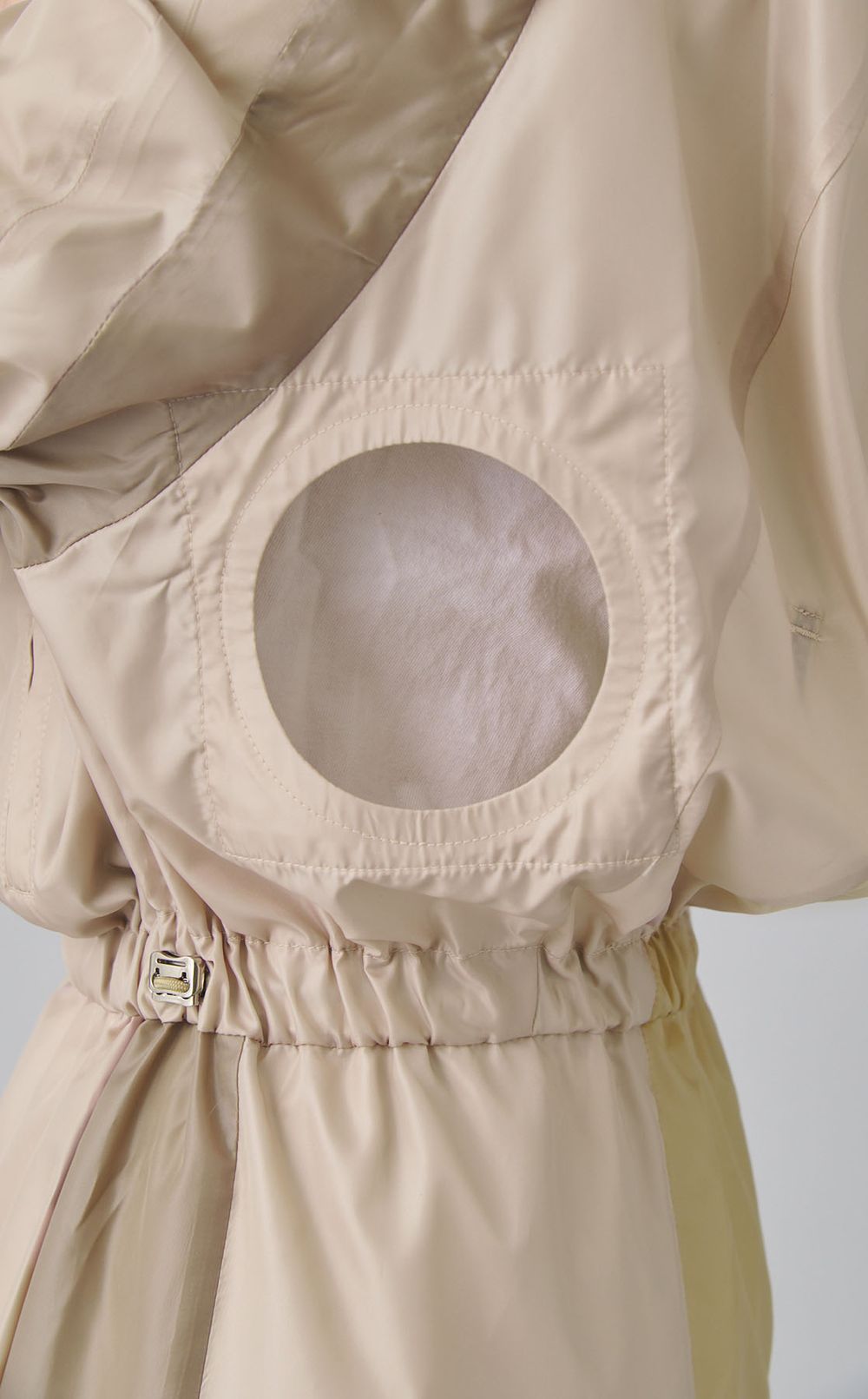 パネルウィンドブレーカーワンピース