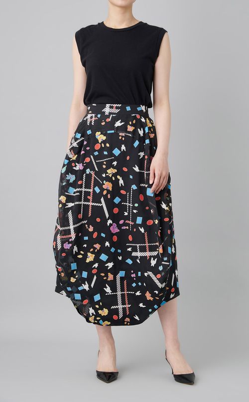 ウィンドブローマルチボールスカート