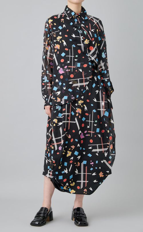 ウィンドブローマルチボールスカート