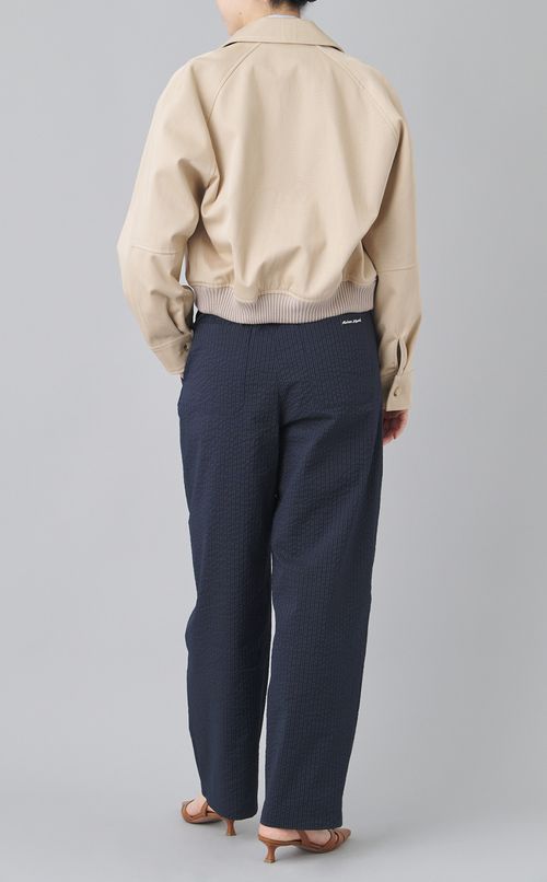 コットンツイルクロップドブルゾン