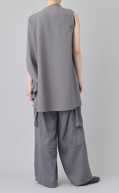 LEVIサマーウールノースリーブブラウス