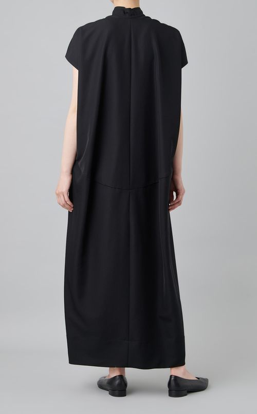 LAULAネックタイロングワンピース