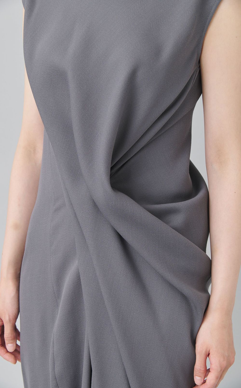 LULEAサマーウールギャザーワンピース