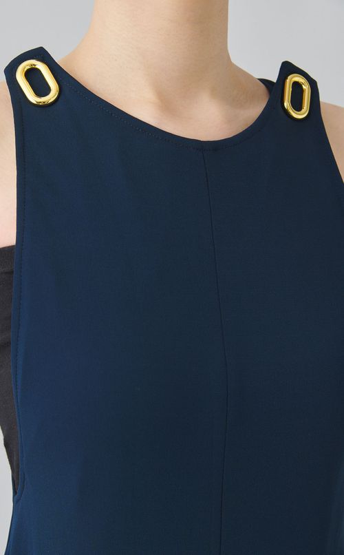 LEASHノースリーブジャージワンピース