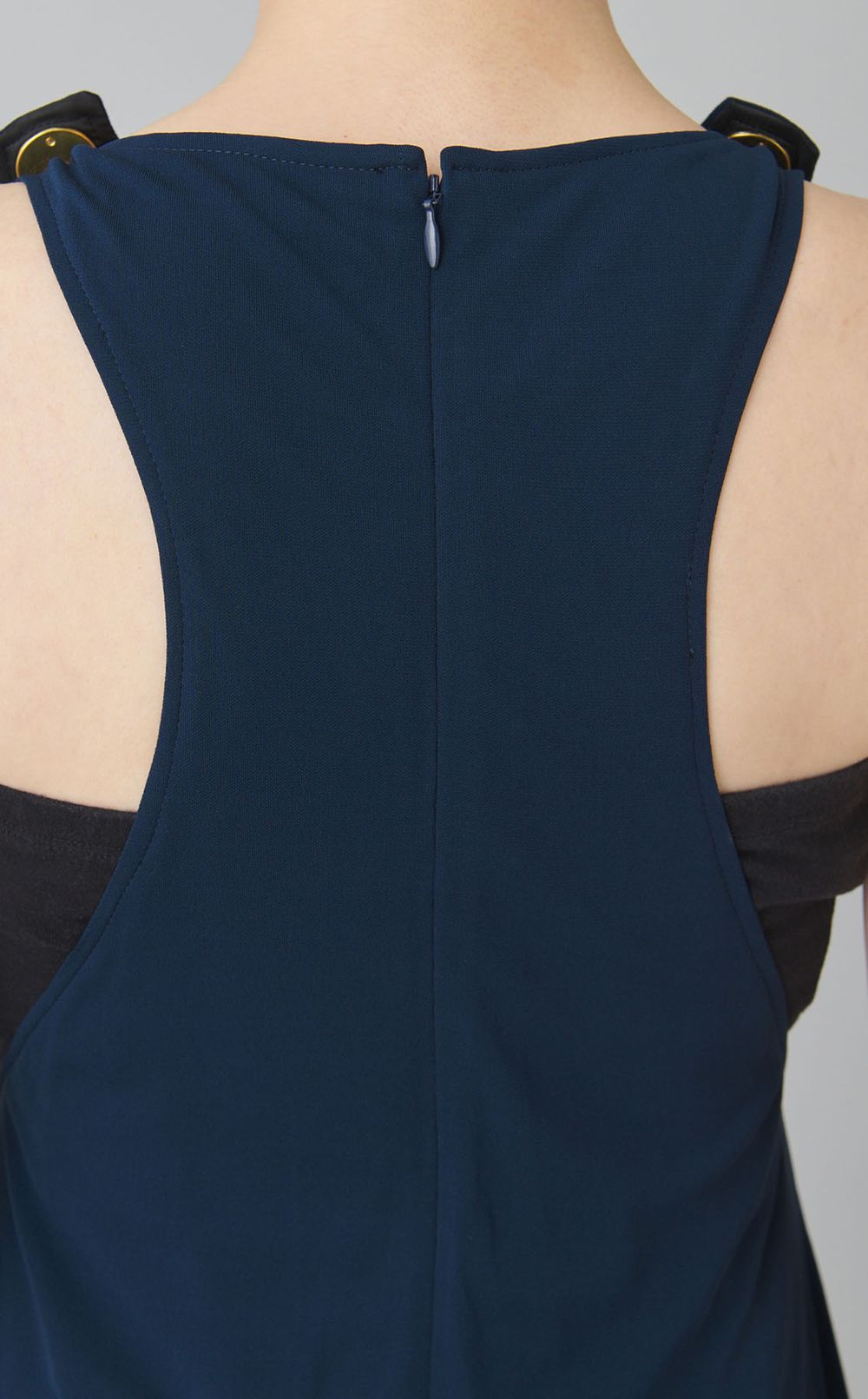 LEASHノースリーブジャージワンピース