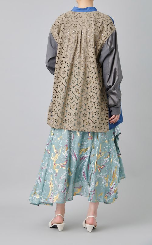 【reADdress】リメイクスタンドカラーシャツ