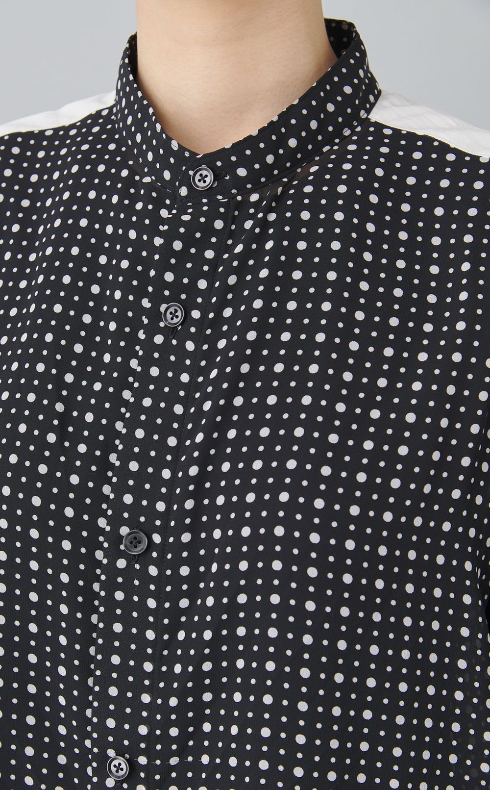 【reADdress】リメイクスタンドカラーシャツ