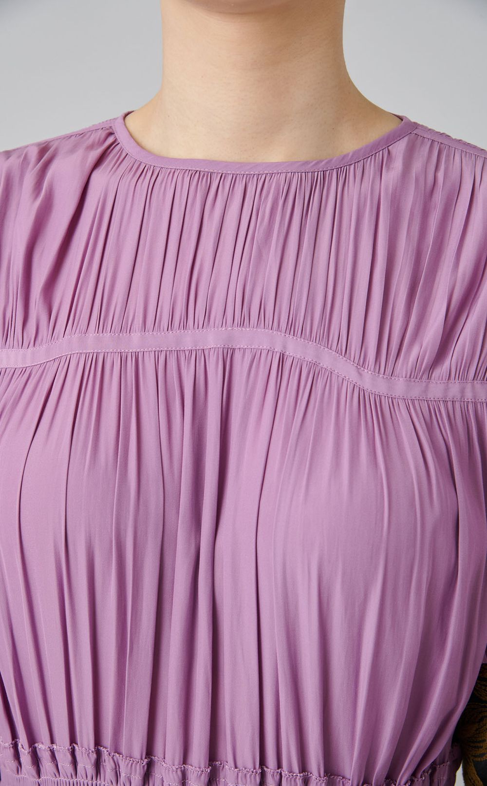 【reADdress】フラワープリントドッキングワンピース