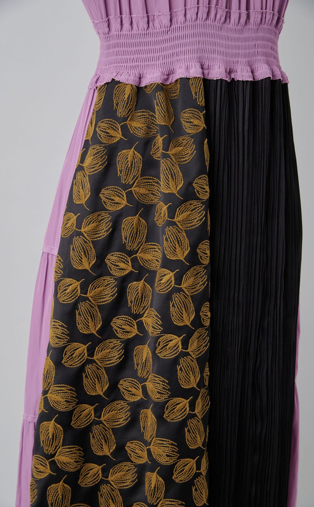 【reADdress】フラワープリントドッキングワンピース