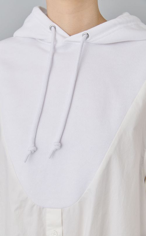 【reADdress】プリーツドッキングブラウス