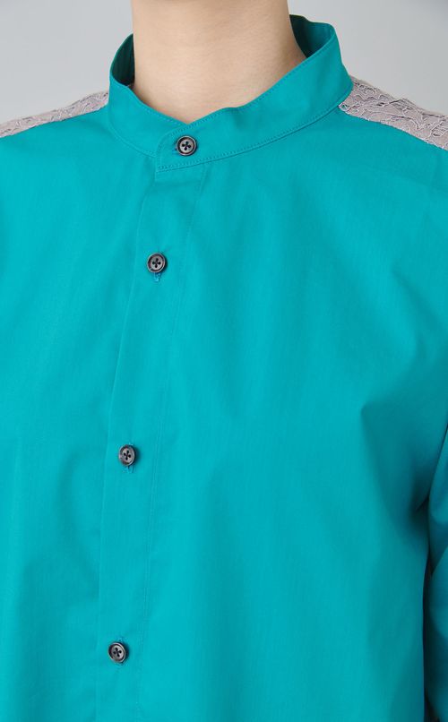 【reADdress】リメイクスタンドカラーシャツ