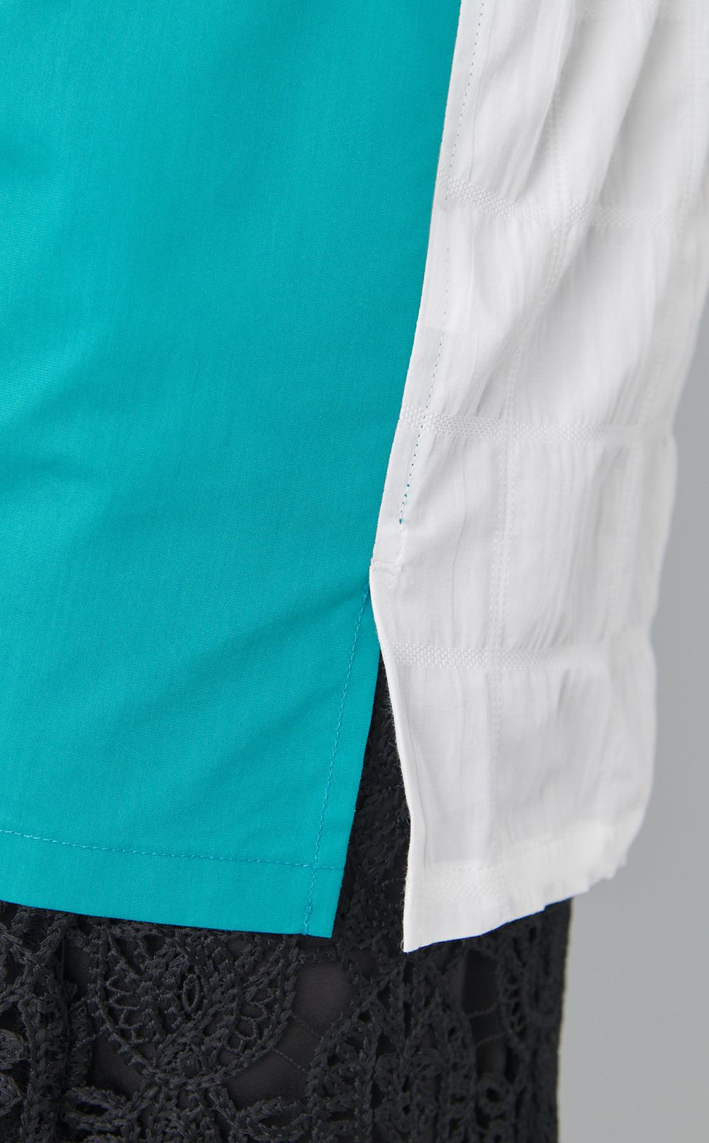 【reADdress】リメイクスタンドカラーシャツ