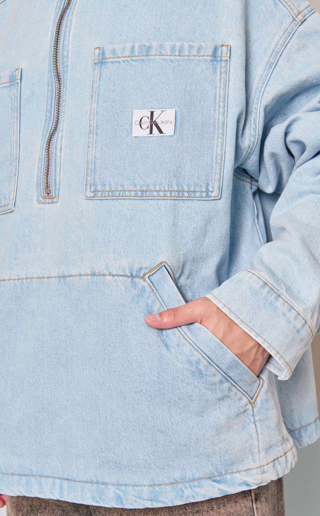 [カルバンクライン] CK JEANS デニムウィンドブレーカー☆送料込 CALVIN KLEIN JEANS｜デニムウインドブレーカー