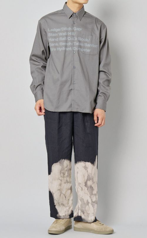 スケートセクションシャツ