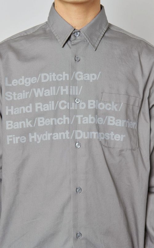 スケートセクションシャツ