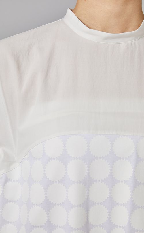 グラフィカルプリントワンピース